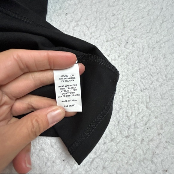 NWT Unique Vintage Black Ruffle Knit Top Size Small/4 - 565 - Picture 9 of 12